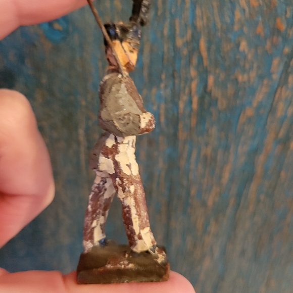Vintage Lineol Germany Miniature Soldier ~ 1930s(?) ~ Antique ~ Military ~ - Picture 5 of 15